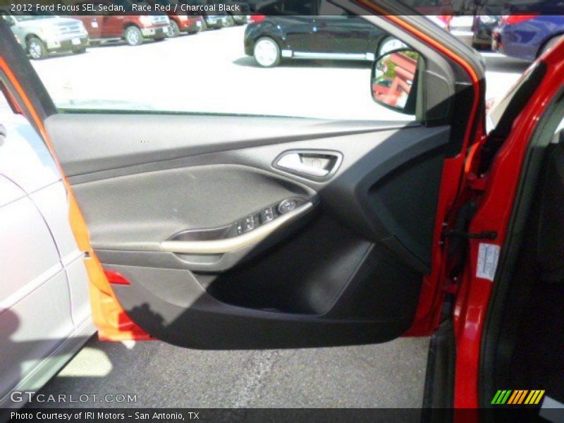 Race Red / Charcoal Black 2012 Ford Focus SEL Sedan