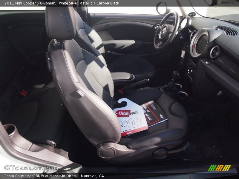 White Silver Metallic / Carbon Black 2011 Mini Cooper S Clubman
