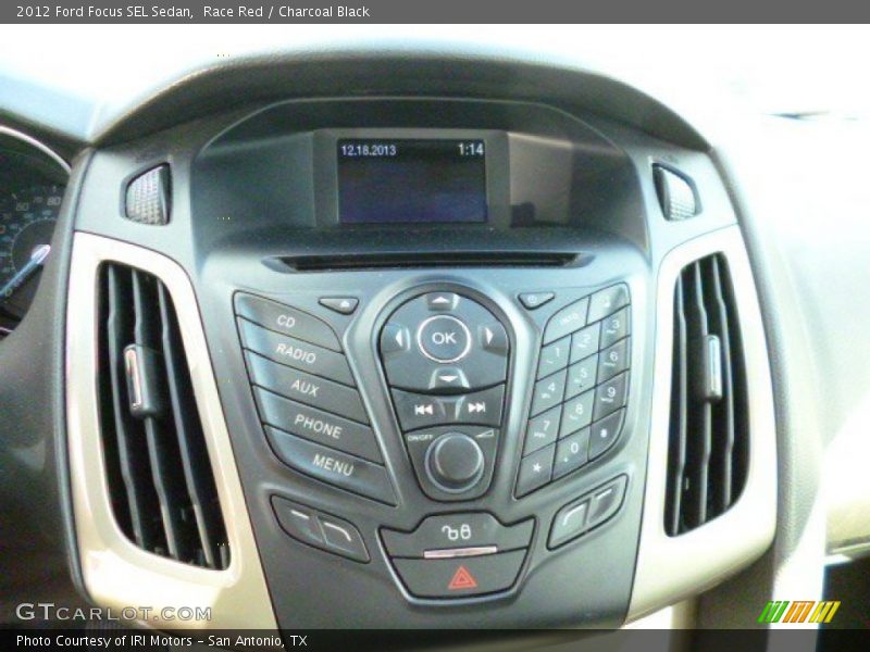 Race Red / Charcoal Black 2012 Ford Focus SEL Sedan