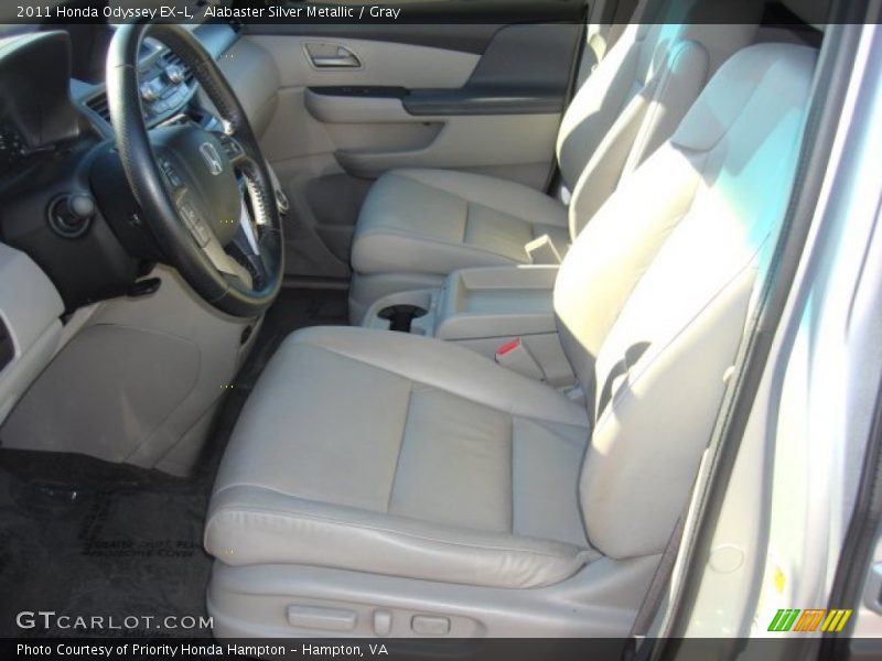 Alabaster Silver Metallic / Gray 2011 Honda Odyssey EX-L