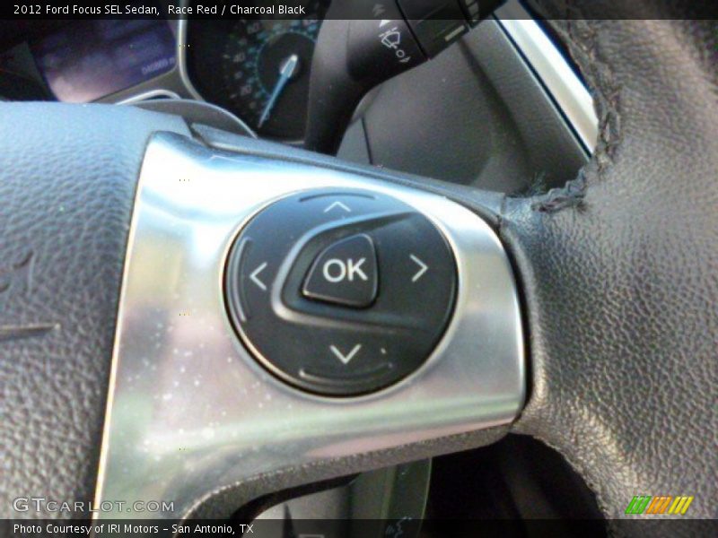 Race Red / Charcoal Black 2012 Ford Focus SEL Sedan