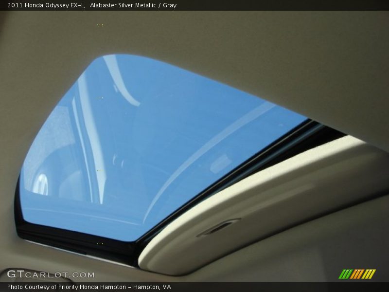 Alabaster Silver Metallic / Gray 2011 Honda Odyssey EX-L