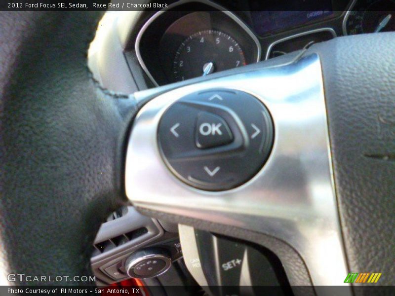 Race Red / Charcoal Black 2012 Ford Focus SEL Sedan