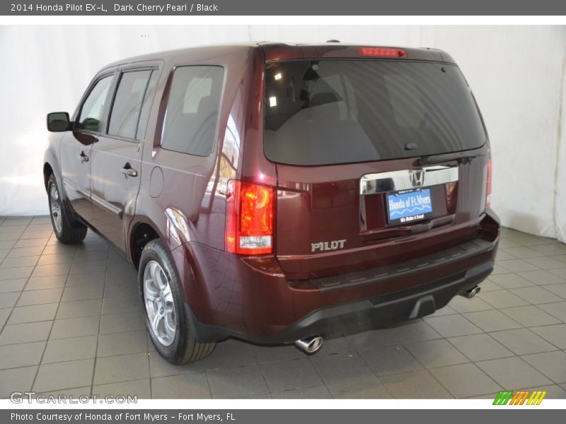 Dark Cherry Pearl / Black 2014 Honda Pilot EX-L