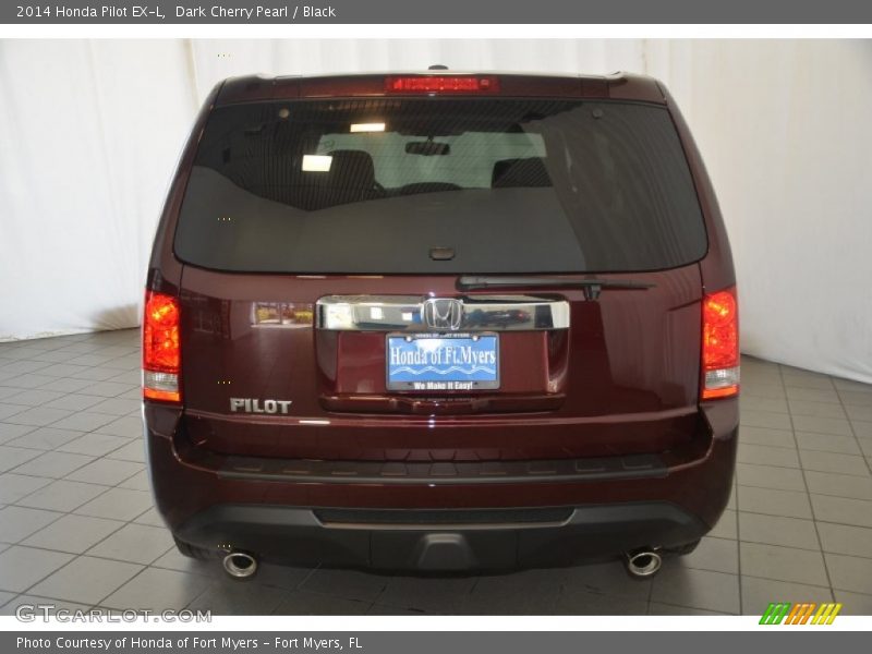 Dark Cherry Pearl / Black 2014 Honda Pilot EX-L