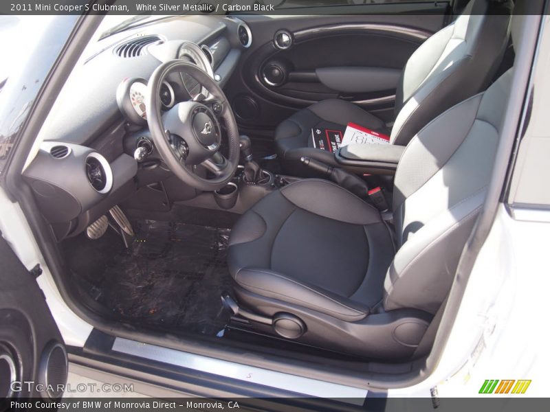 White Silver Metallic / Carbon Black 2011 Mini Cooper S Clubman