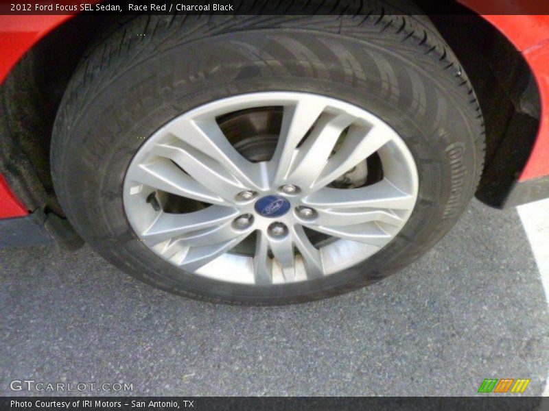 Race Red / Charcoal Black 2012 Ford Focus SEL Sedan