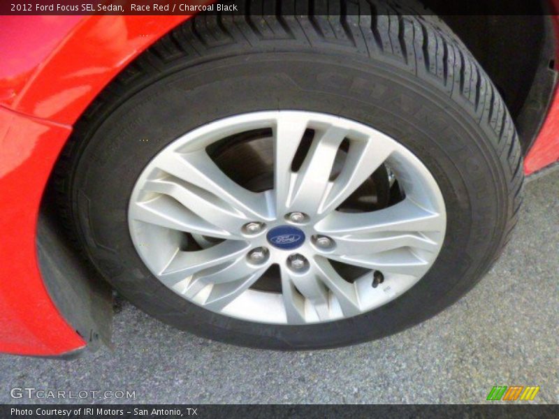 Race Red / Charcoal Black 2012 Ford Focus SEL Sedan