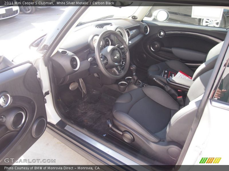White Silver Metallic / Carbon Black 2011 Mini Cooper S Clubman