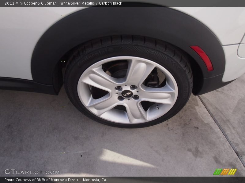 White Silver Metallic / Carbon Black 2011 Mini Cooper S Clubman