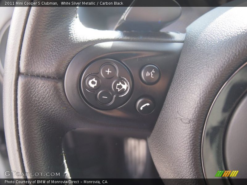 White Silver Metallic / Carbon Black 2011 Mini Cooper S Clubman