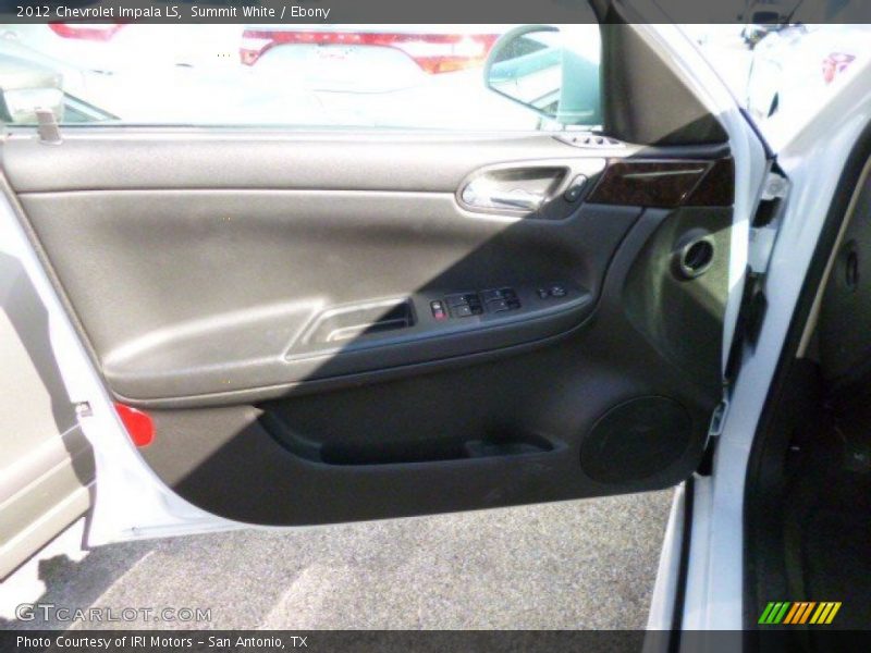 Summit White / Ebony 2012 Chevrolet Impala LS