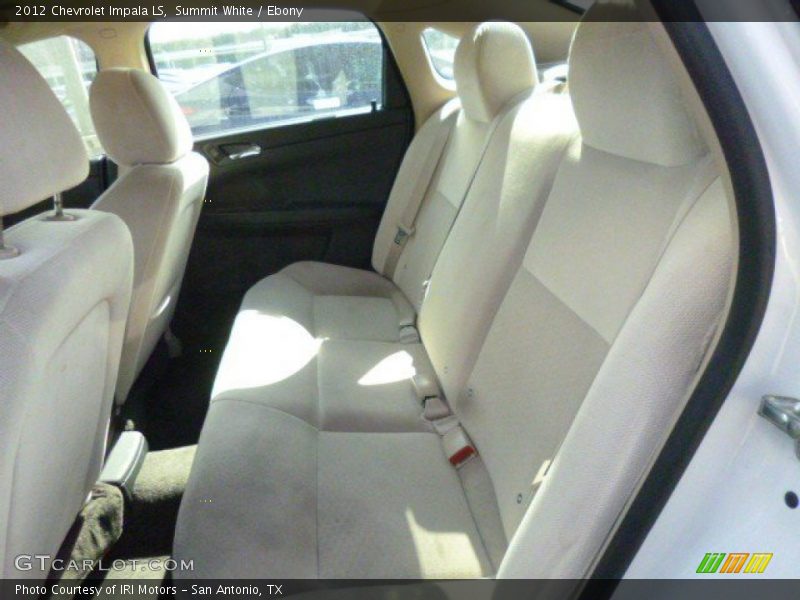 Summit White / Ebony 2012 Chevrolet Impala LS