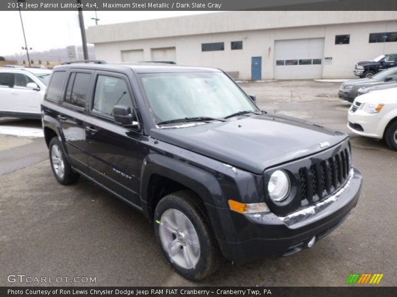 Maximum Steel Metallic / Dark Slate Gray 2014 Jeep Patriot Latitude 4x4