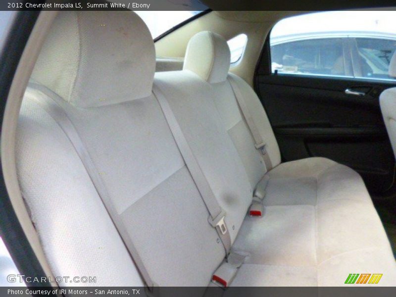 Summit White / Ebony 2012 Chevrolet Impala LS
