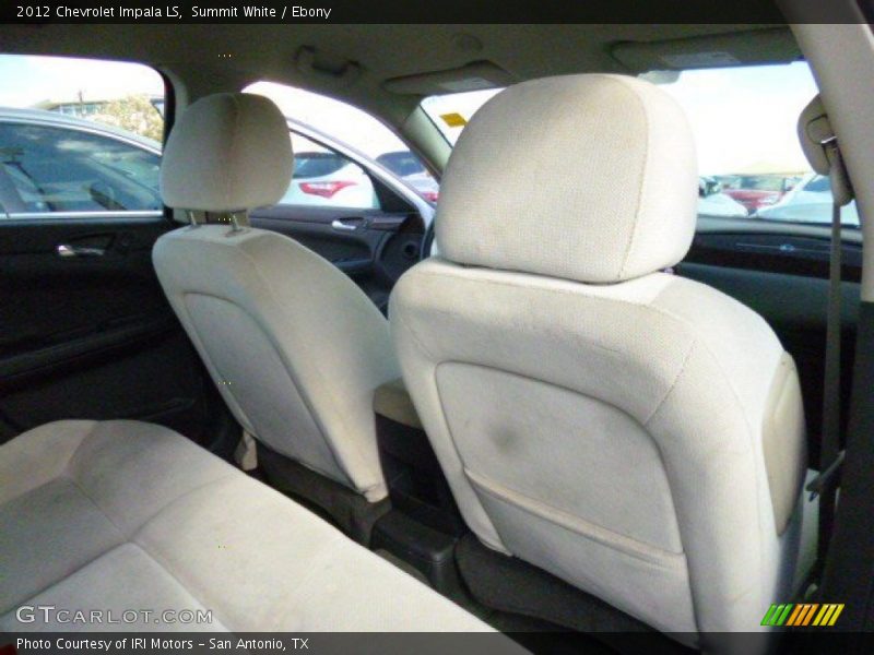 Summit White / Ebony 2012 Chevrolet Impala LS