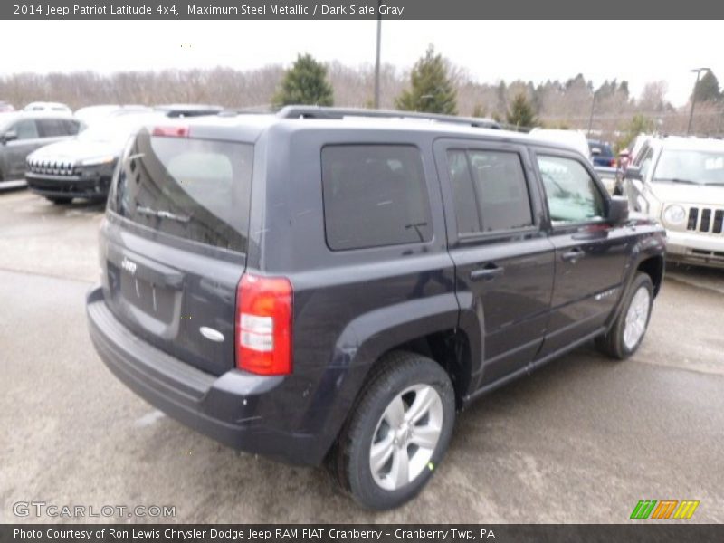 Maximum Steel Metallic / Dark Slate Gray 2014 Jeep Patriot Latitude 4x4
