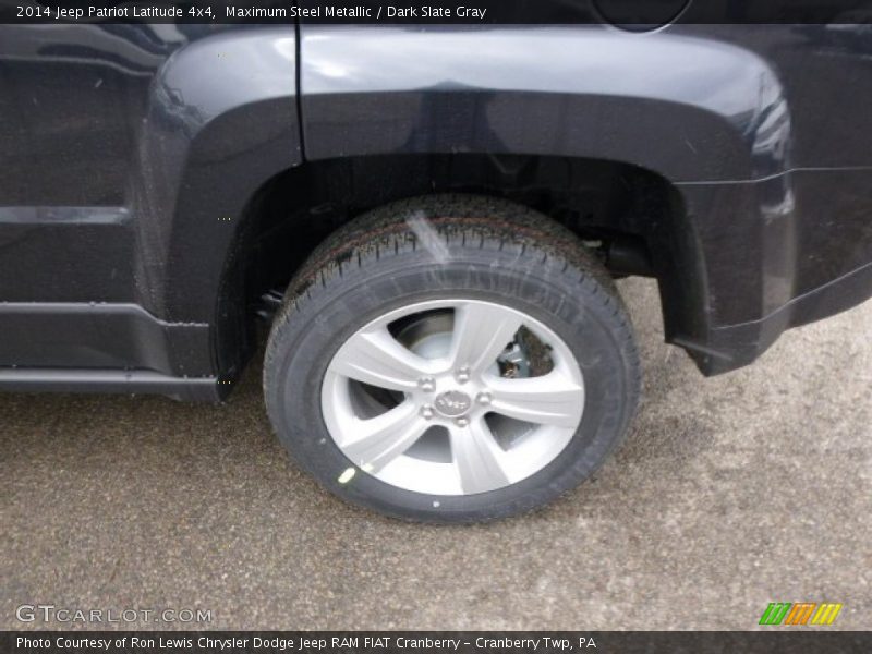 Maximum Steel Metallic / Dark Slate Gray 2014 Jeep Patriot Latitude 4x4