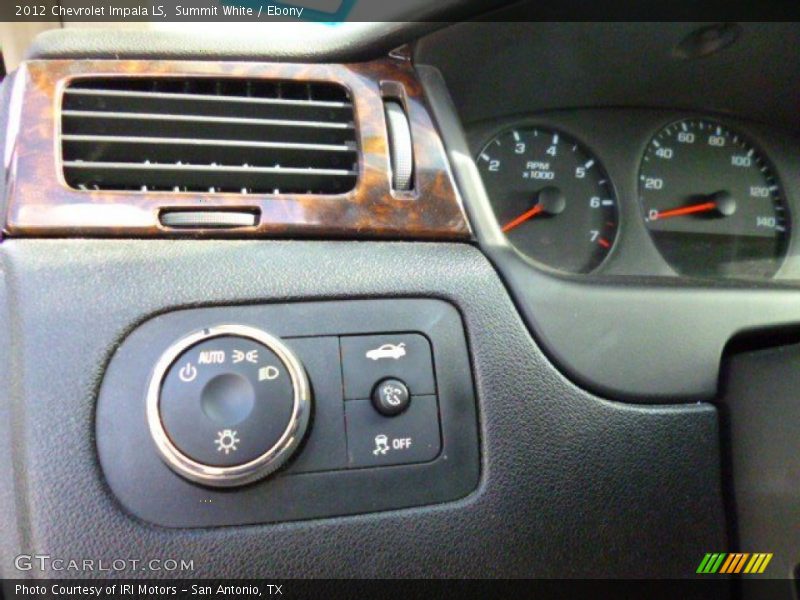 Summit White / Ebony 2012 Chevrolet Impala LS
