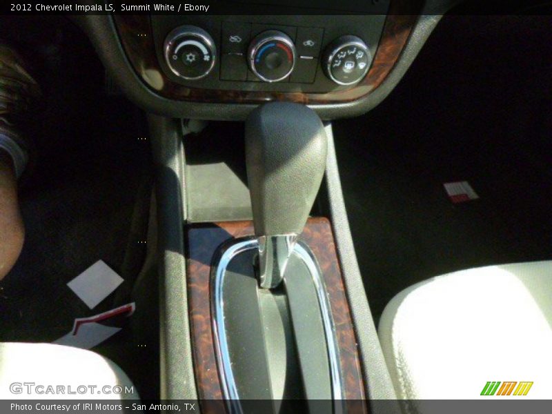 Summit White / Ebony 2012 Chevrolet Impala LS
