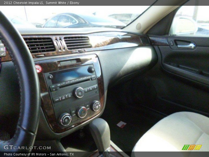 Summit White / Ebony 2012 Chevrolet Impala LS
