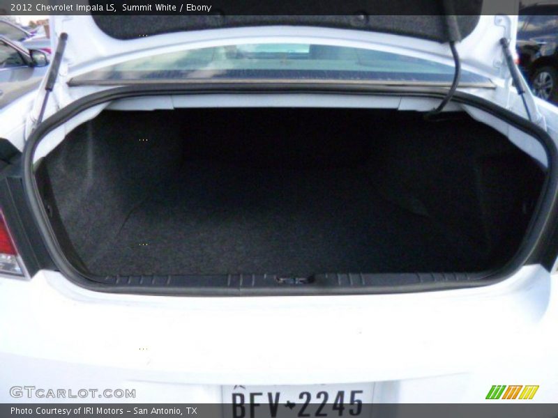 Summit White / Ebony 2012 Chevrolet Impala LS