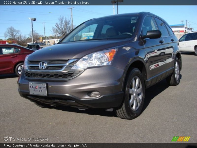 Urban Titanium Metallic / Ivory 2011 Honda CR-V SE 4WD