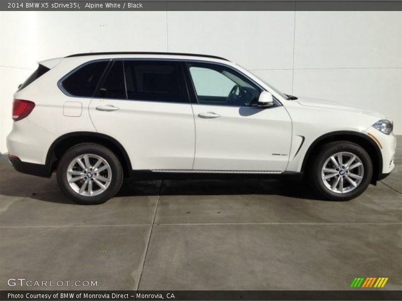 Alpine White / Black 2014 BMW X5 sDrive35i