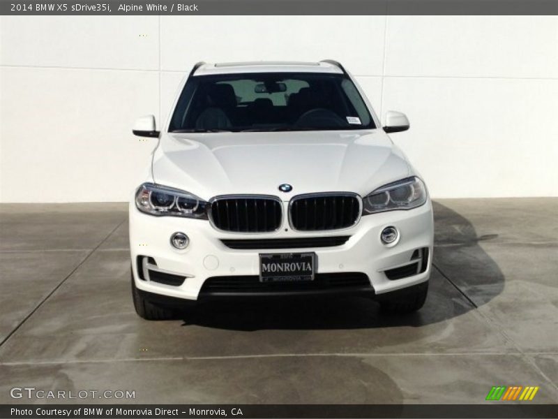 Alpine White / Black 2014 BMW X5 sDrive35i