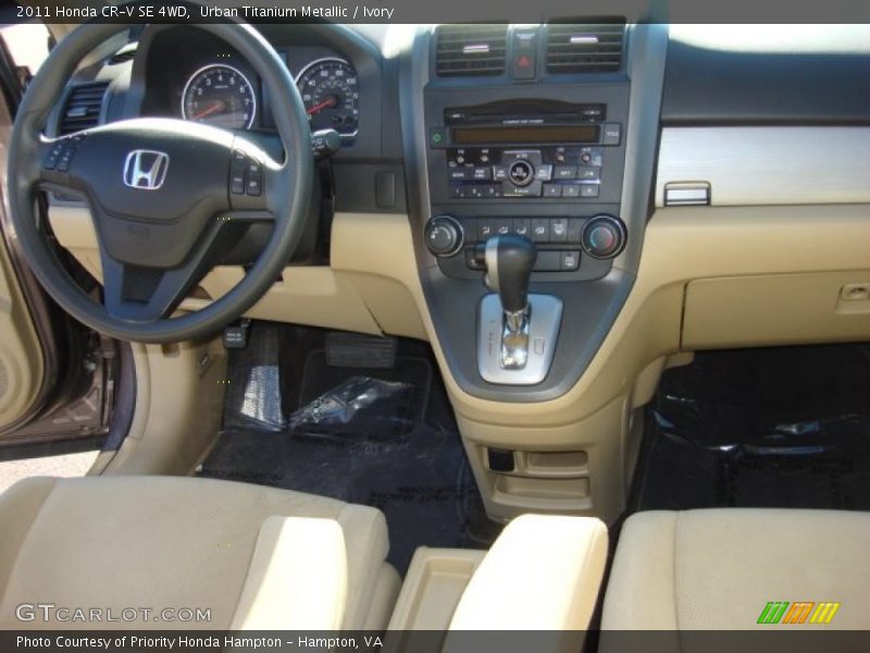 Urban Titanium Metallic / Ivory 2011 Honda CR-V SE 4WD