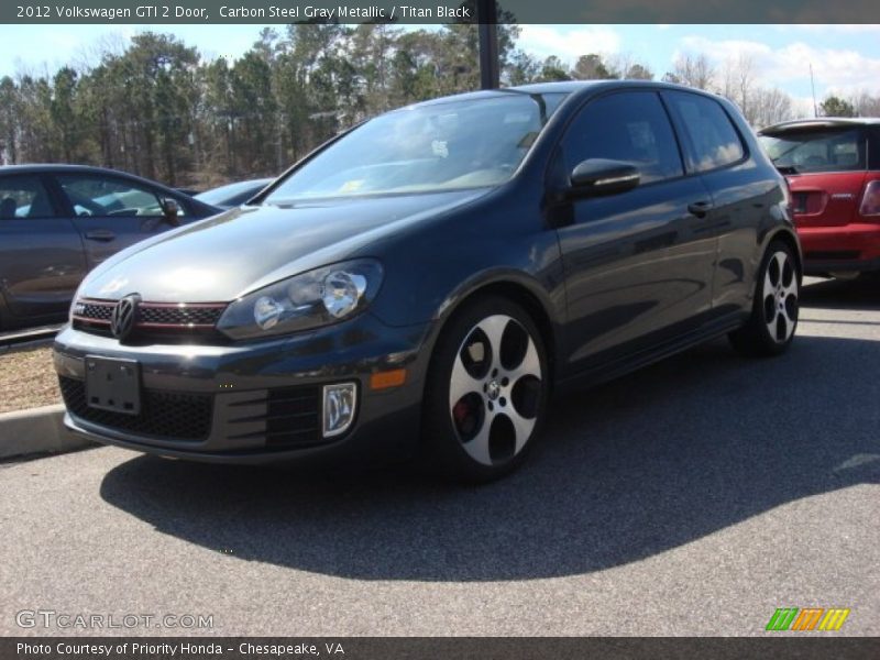 Carbon Steel Gray Metallic / Titan Black 2012 Volkswagen GTI 2 Door