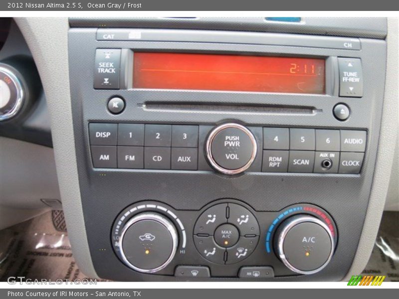 Ocean Gray / Frost 2012 Nissan Altima 2.5 S