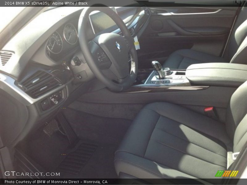 Alpine White / Black 2014 BMW X5 sDrive35i