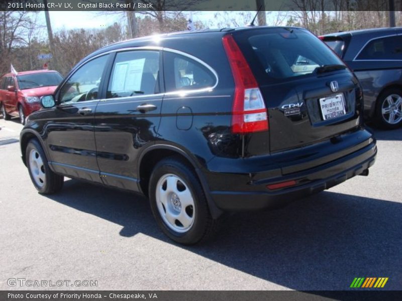 Crystal Black Pearl / Black 2011 Honda CR-V LX