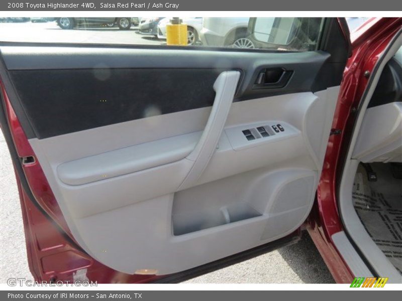 Salsa Red Pearl / Ash Gray 2008 Toyota Highlander 4WD