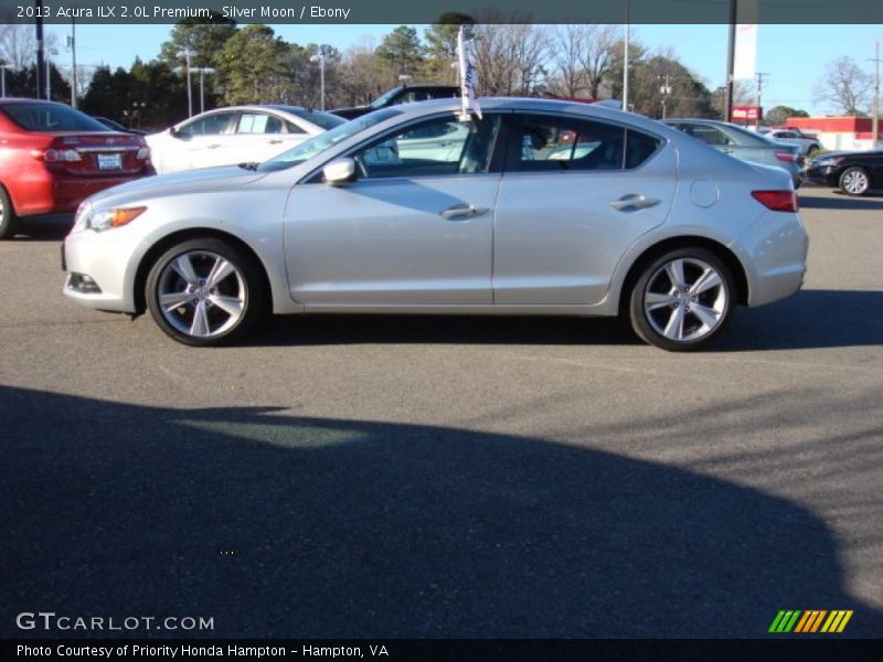 Silver Moon / Ebony 2013 Acura ILX 2.0L Premium