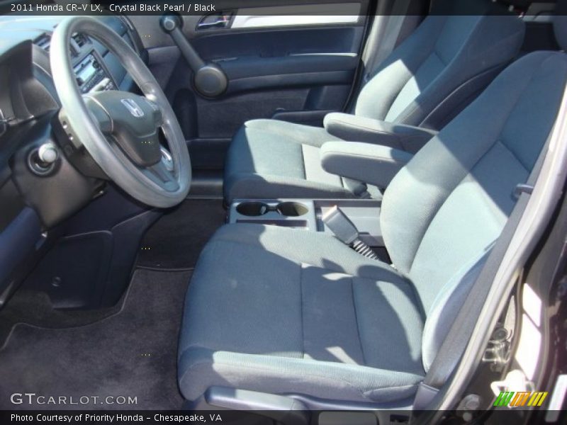 Crystal Black Pearl / Black 2011 Honda CR-V LX