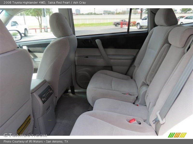 Salsa Red Pearl / Ash Gray 2008 Toyota Highlander 4WD