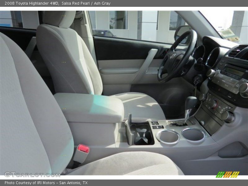 Salsa Red Pearl / Ash Gray 2008 Toyota Highlander 4WD