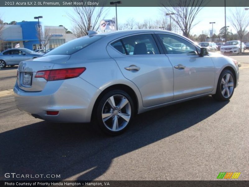 Silver Moon / Ebony 2013 Acura ILX 2.0L Premium