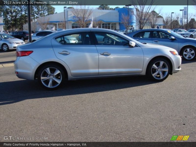 Silver Moon / Ebony 2013 Acura ILX 2.0L Premium