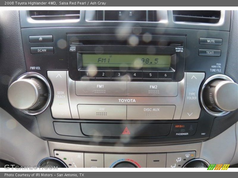 Salsa Red Pearl / Ash Gray 2008 Toyota Highlander 4WD