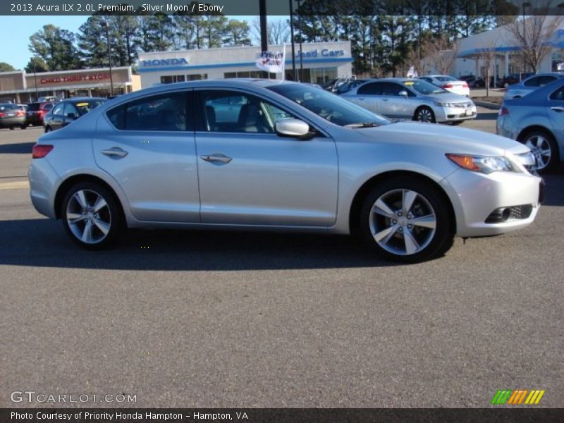 Silver Moon / Ebony 2013 Acura ILX 2.0L Premium