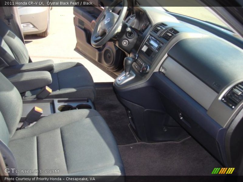 Crystal Black Pearl / Black 2011 Honda CR-V LX