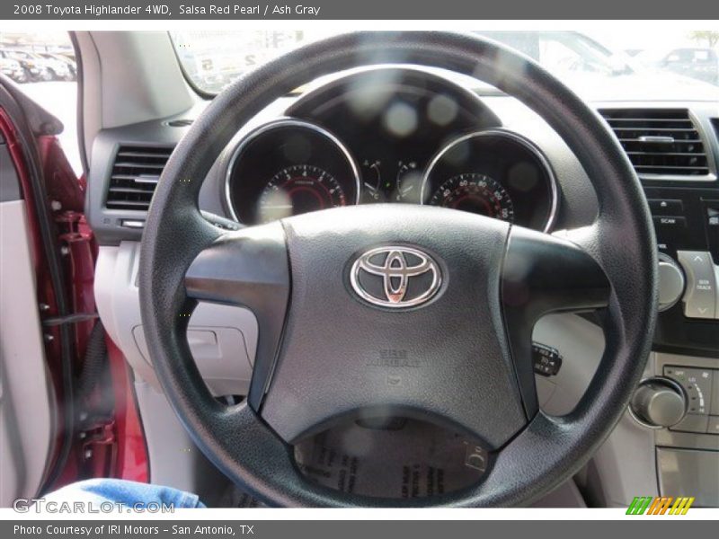 Salsa Red Pearl / Ash Gray 2008 Toyota Highlander 4WD