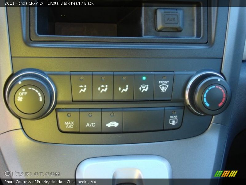 Crystal Black Pearl / Black 2011 Honda CR-V LX