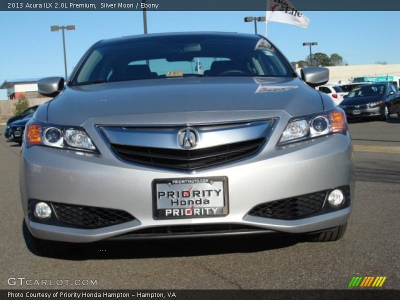 Silver Moon / Ebony 2013 Acura ILX 2.0L Premium