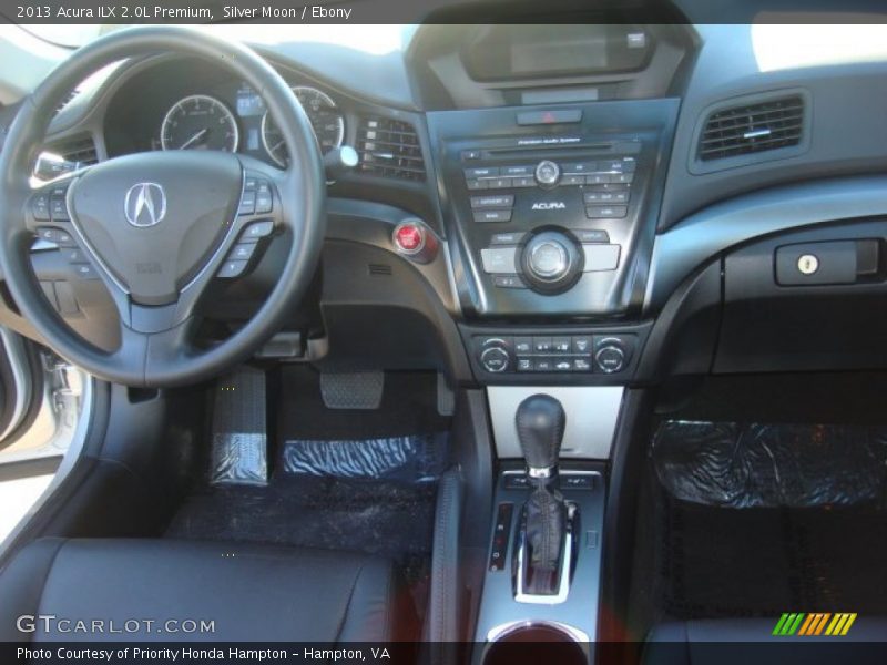 Silver Moon / Ebony 2013 Acura ILX 2.0L Premium