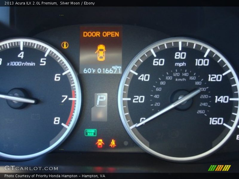 Silver Moon / Ebony 2013 Acura ILX 2.0L Premium