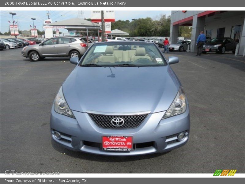Cosmic Blue Metallic / Ivory 2008 Toyota Solara SLE V6 Convertible